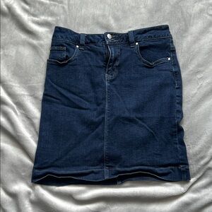 Denver Hayes Navy Denim Skort